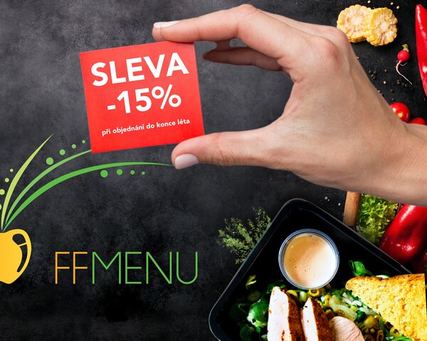 🌞 Chyťte letní slevu 15% na zdravé stravování s FF Menu! 🌞